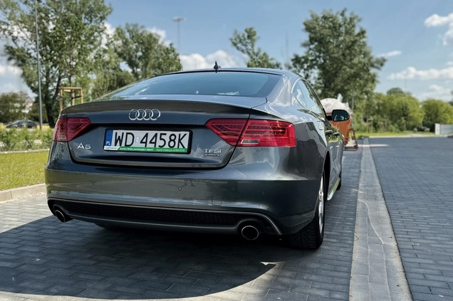 Audi A5 cena 81900 przebieg: 186000, rok produkcji 2015 z Warszawa małe 121